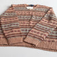 NWT Polo Ralph Lauren (XL) Linen/Cotton Fair Isle Folk Knit Sweater