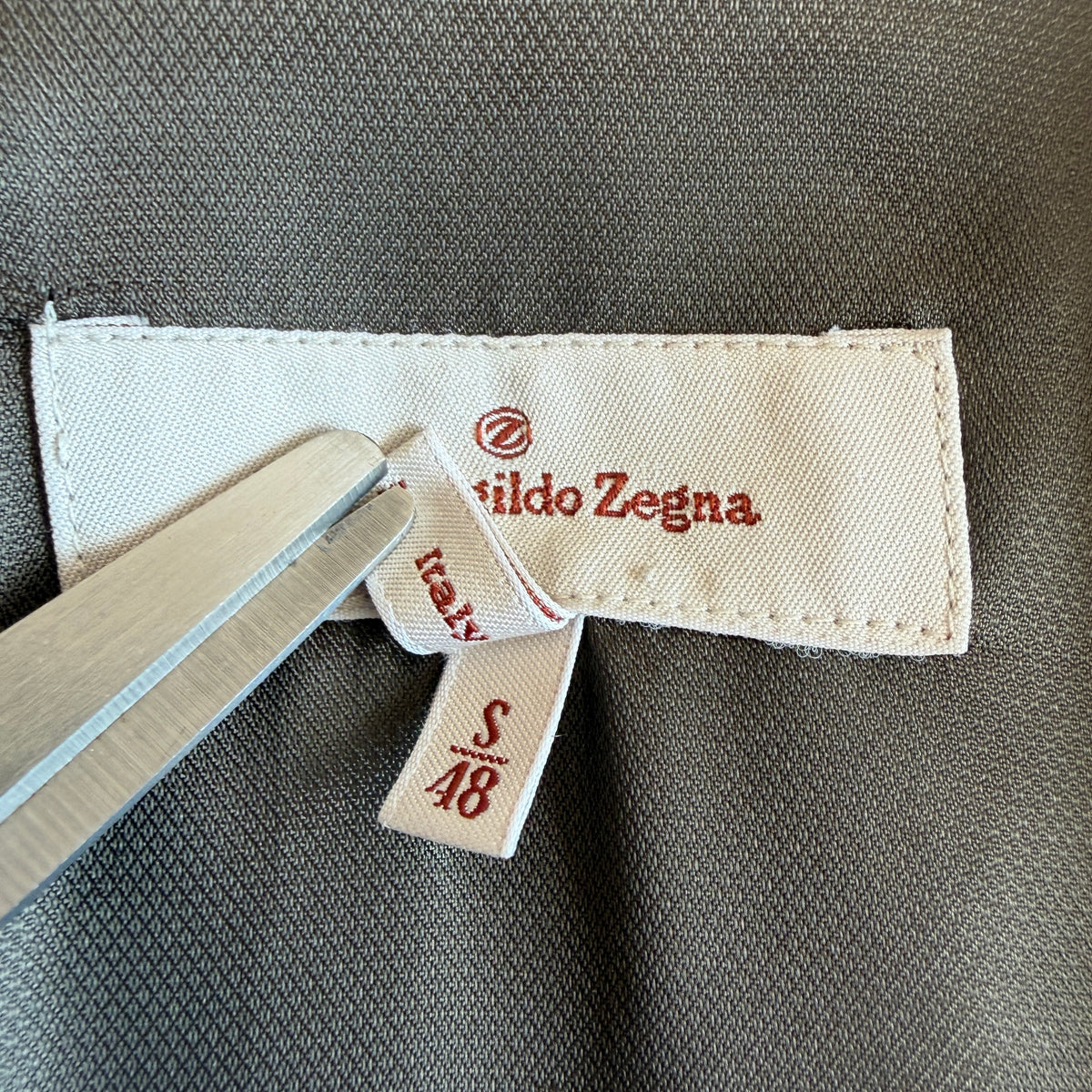 Ermenegildo Zegna (48IT / S) 100% Cashmere Tawny/Burnt Orange Flannel Car Coat