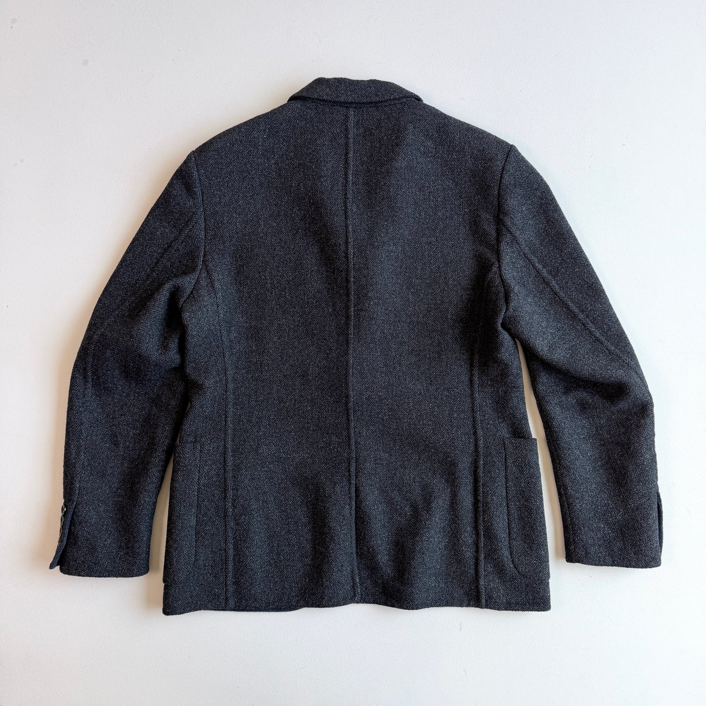 Ermenegildo Zegna (52IT) Wool/Silk/Cashmere Minimal-Structured Tweed Sport Coat