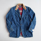 VNTG NWT Polo Ralph Lauren (42L) Indigo Denim Western Plaid Jacket Coat