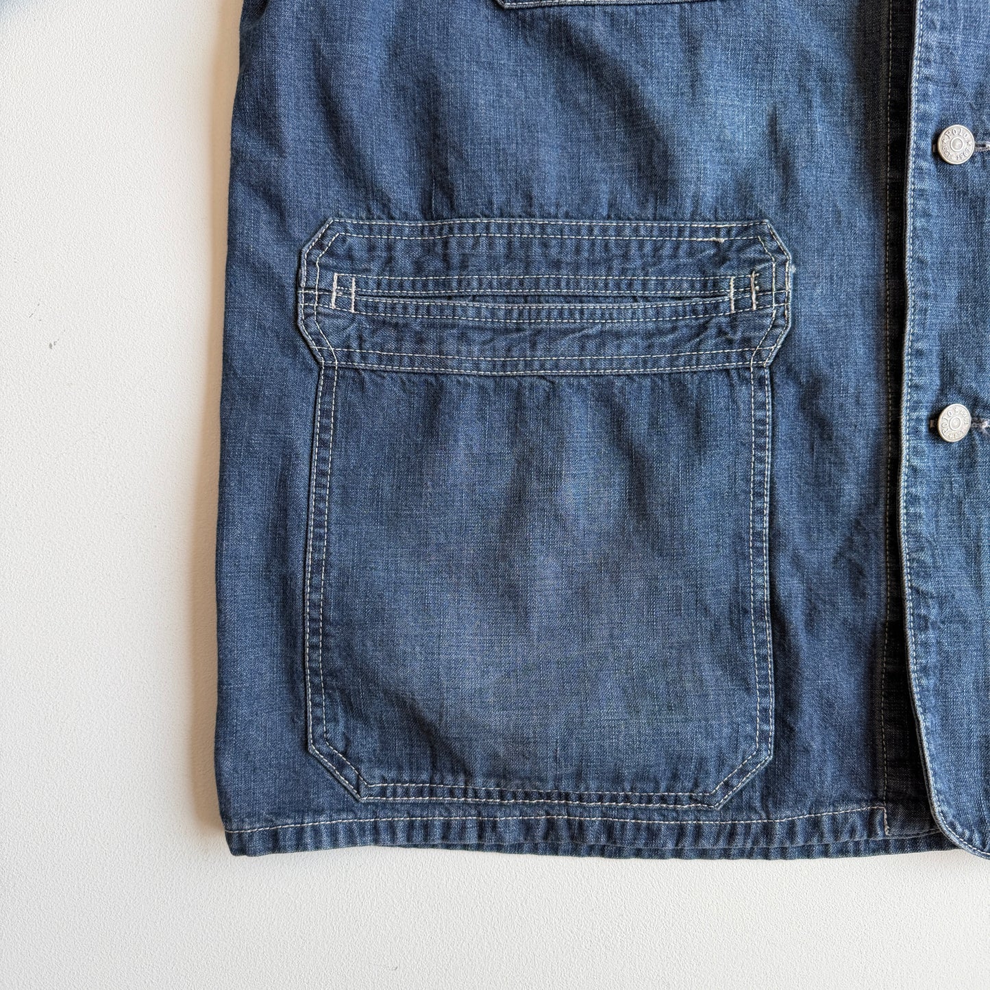 VNTG Polo Ralph Lauren (2XL) Indigo Chore Coat (believe made in Japan)