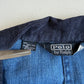 VNTG Polo Ralph Lauren (L) 100% Linen "bleu de travail" Indigo Chore Workwear Coat