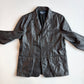 Polo Ralph Lauren (2XL) Black Leather Half-Norfolk Sport Field Coat
