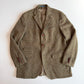 Polo Ralph Lauren (44L) Tweed Wool Olive Red Overcheck Sport Coat
