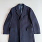 Polo Ralph Lauren (40R) Navy Blue 100% Wool Melton Overcoat