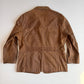 Polo Ralph Lauren (2XL) Leather Suede Half-Norfolk Tawny Field Jacket Coat