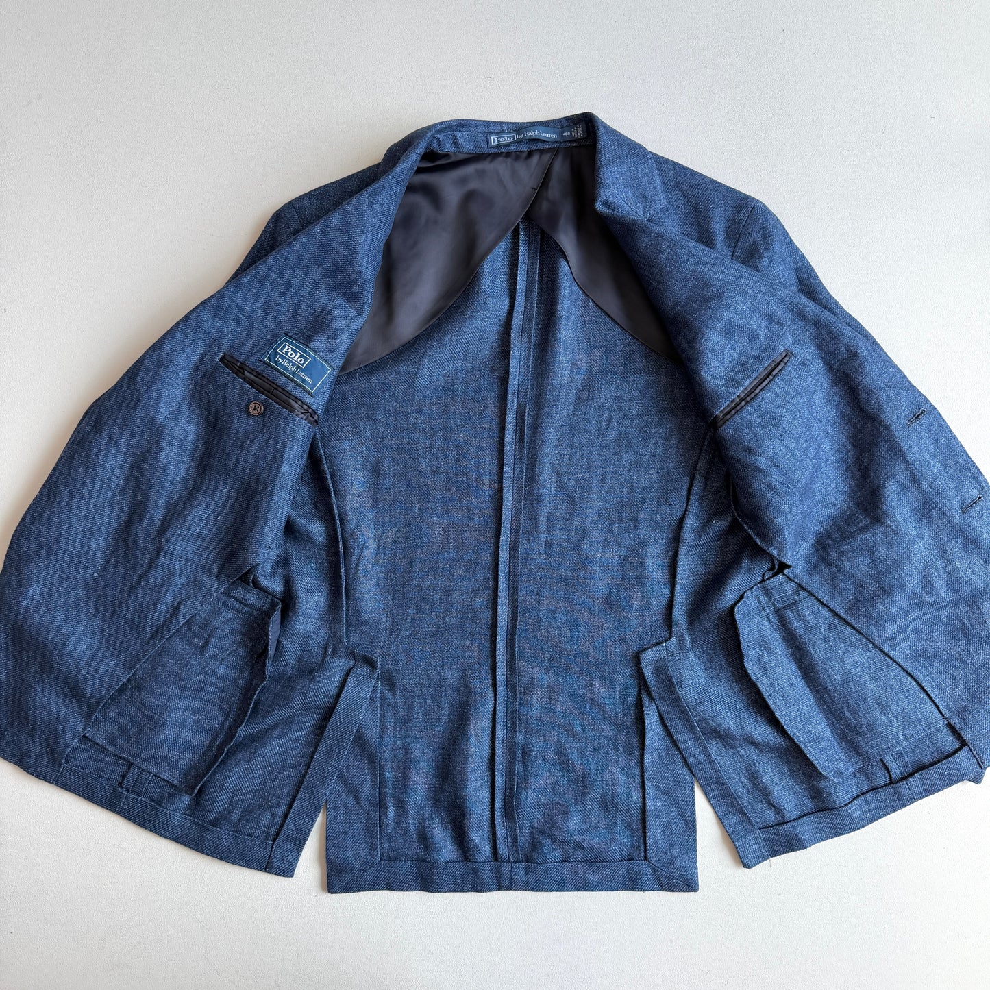 NWOT Polo Ralph Lauren (40R) Indigo Blue 100% Linen Sport Coat