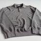 Brioni (50IT) Gray Wool Knit Collared Button Pullover Sweater