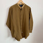 VNTG Polo Ralph Lauren (M) 100% Wool Olive Drab Band Collar WWI Shirt