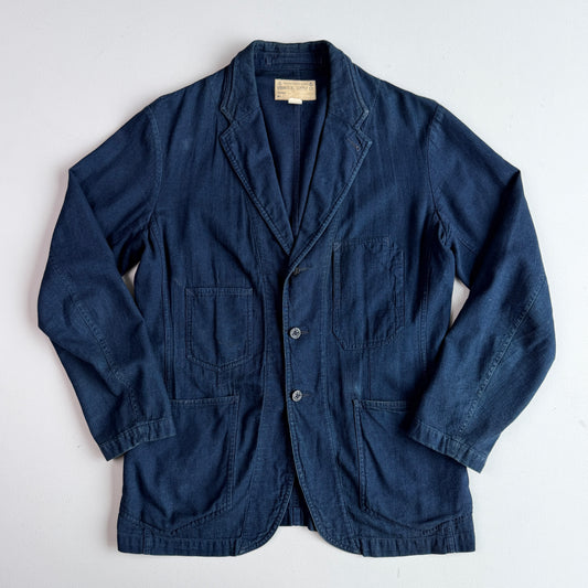 RRL Ralph Lauren (M) Indigo Dyed Cotton Naval Sport Chore Coat