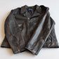 MINT! Polo Ralph Lauren (L) Bronze Leather Horizontal Zip Motorcycle Jacket