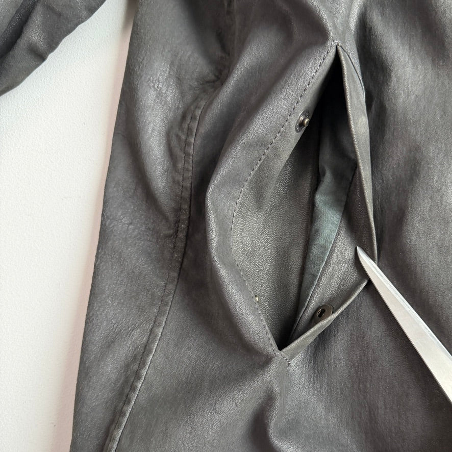 Dolce & Gabbana (50IT) Thin/Skived Lamb Leather Lined Cafe Racer Jacket