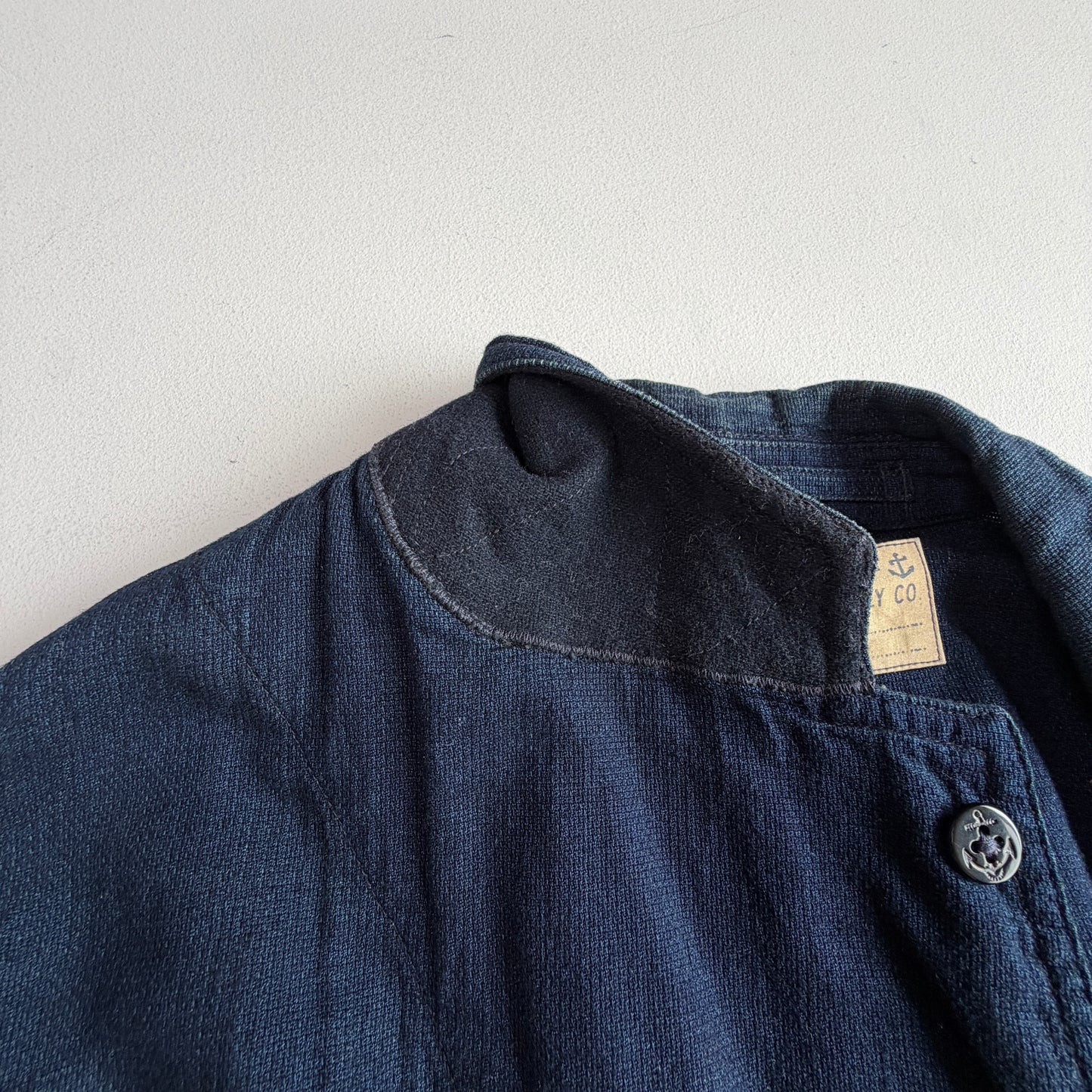 RRL Ralph Lauren (M) Indigo Dyed Cotton Naval Sport Chore Coat