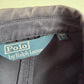 VNTG Polo Ralph Lauren (L / XL) Crest Navy Blue Cotton Twill Sport Coat