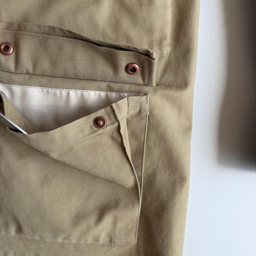 Private White VC / Drake's Collab (6 / XL) Khaki Cotton Workwear Jacket