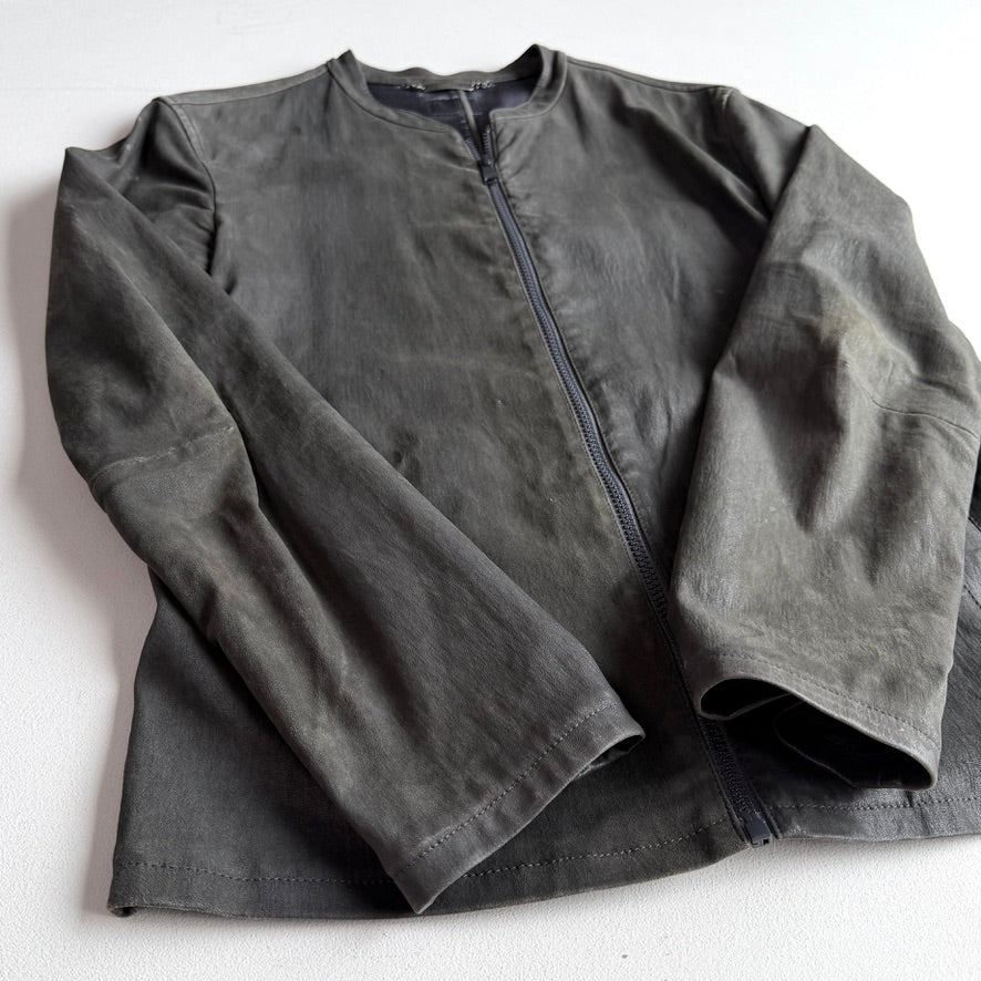 Dolce & Gabbana (50IT) Thin/Skived Lamb Leather Lined Cafe Racer Jacket