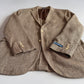 NWOT Polo Ralph Lauren (40R) 100% Silk 3-2 Roll Tweed Herringbone Sport Coat