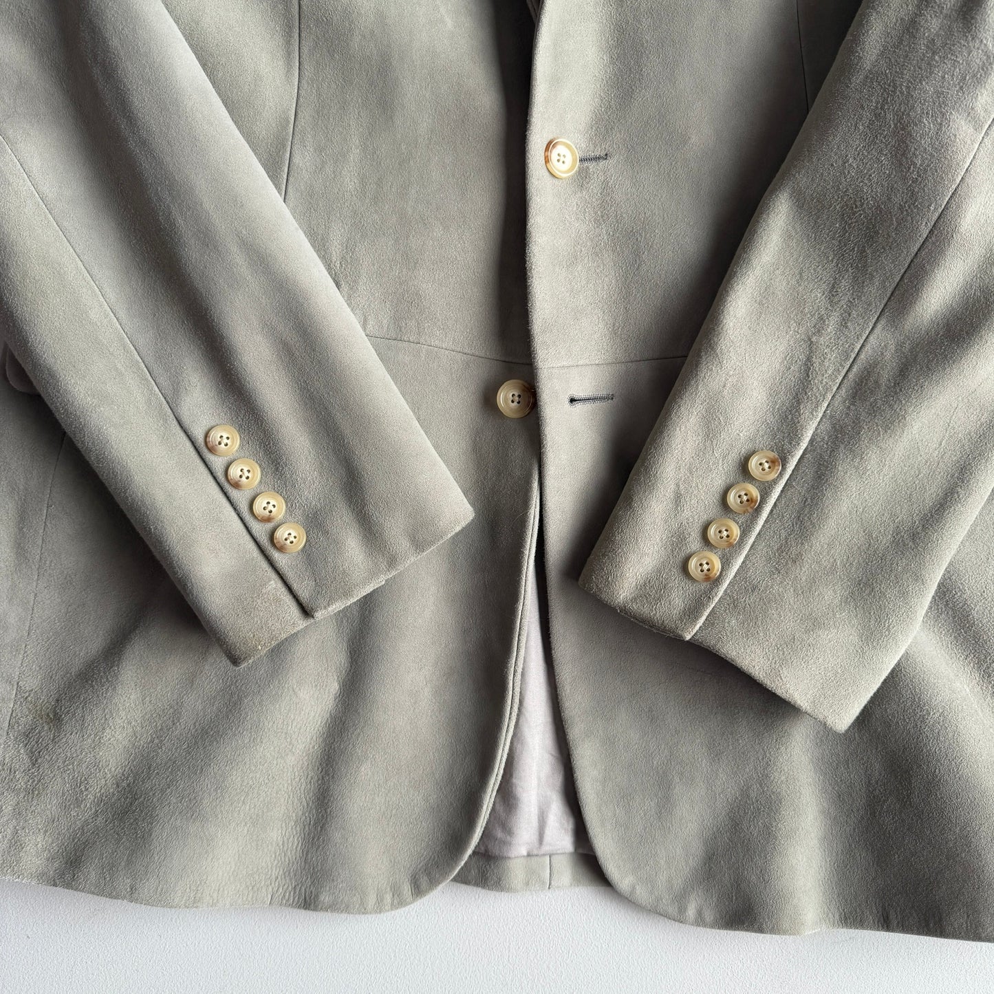Polo Ralph Lauren (L / 42L) Sage Suede Leather Heavy Western Sport Coat