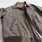 VNTG Burberry (XL) Tweed Melange Wool Raglan Sleeve Bomber Jacket