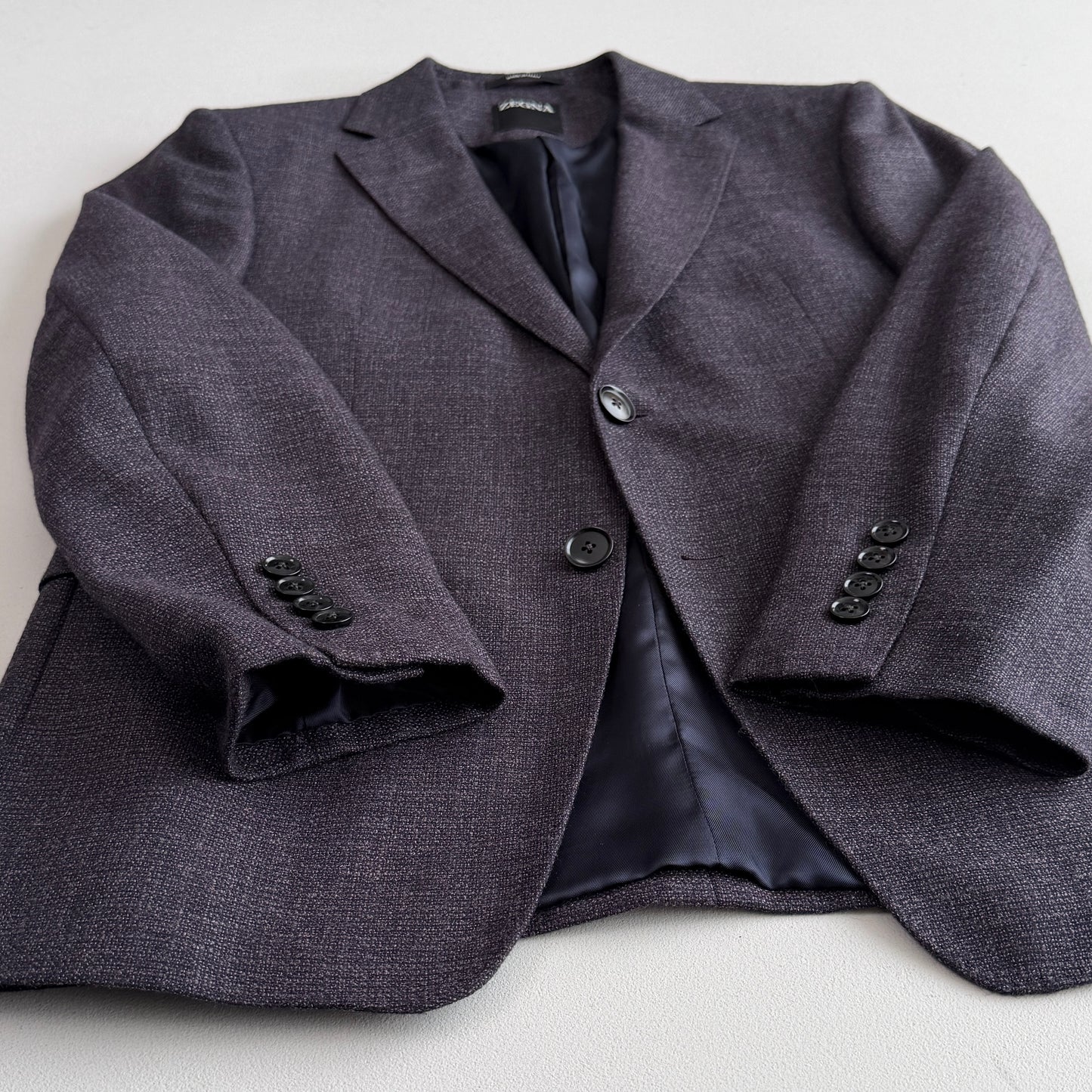 Zegna (48S/C - 38S) Soft-Plum 100% Wool Lightly Structured Sports Coat