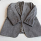 Valentino Uomo (44L) Wool Silk Herringbone Unvented Two Button Sport Coat