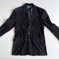 Polo Ralph Lauren (S / 38R) Black Suede Leather Structured Sport Coat