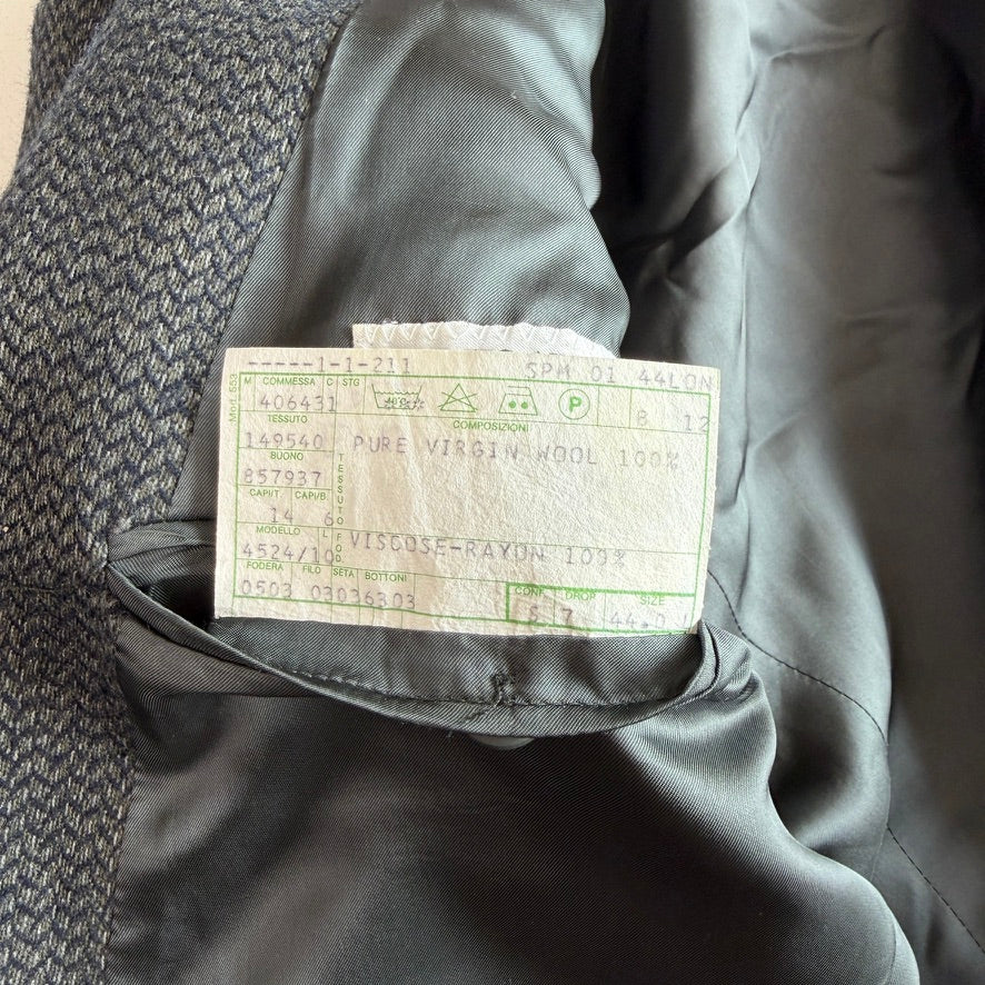 VNTG Giorgio Armani (44L) Double Breast Peak Lapels Wool Sport Coat