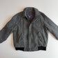 VNTG Burberry (40 / L) Tweed Wool Gray Raglan Sleeve Jacket