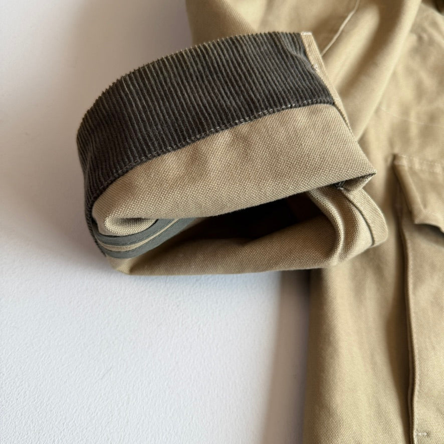 Private White VC / Drake's Collab (6 / XL) Khaki Cotton Workwear Jacket