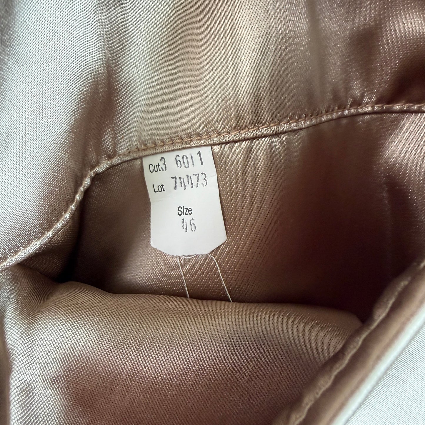 VNTG Ralph Lauren Chaps (46) Camel Wool Double Breasted Half-Belt Overcoat