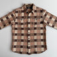 RRL Ralph Lauren (M) Cody Jacquard Cotton Brown/Orange Heritage Work Shirt (Copy)