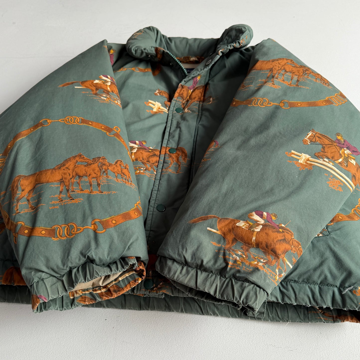 VNTG Ralph Lauren (M) Equestrian Down-Filled Puff Jacket