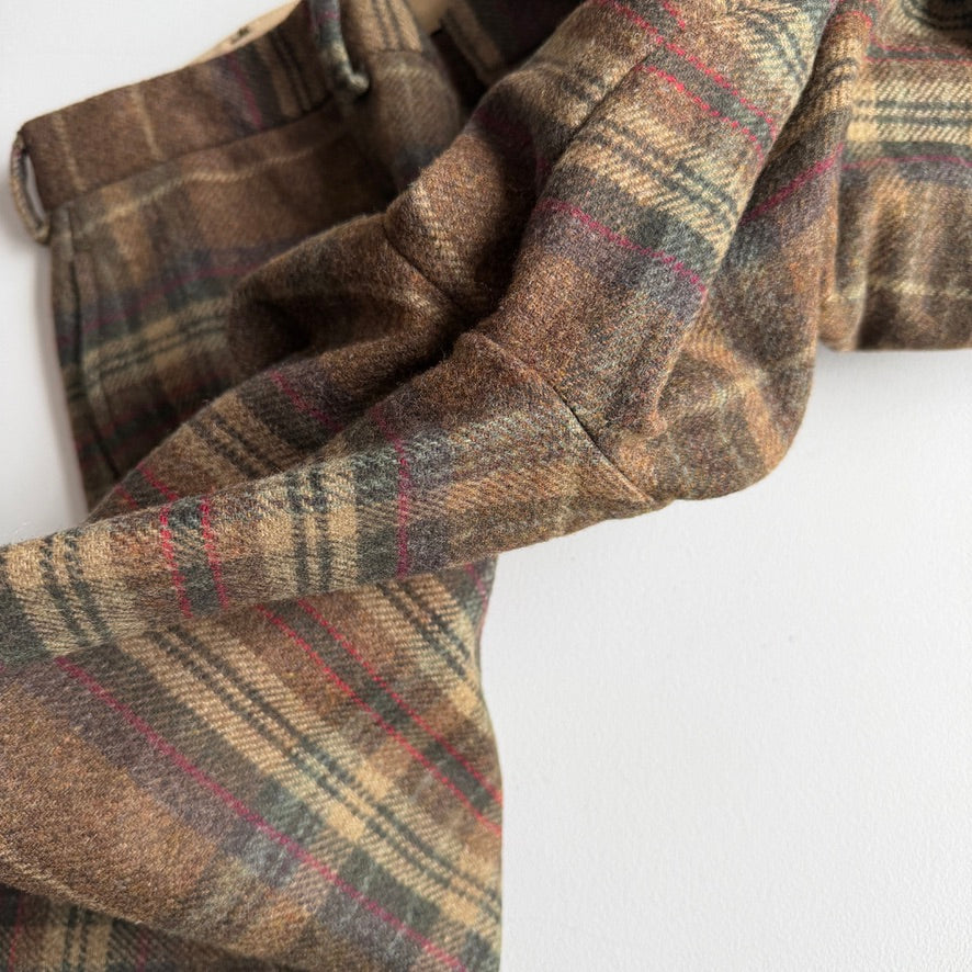 Polo Ralph Lauren (36x30) Wool Plaid Flannel Twill Trousers