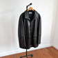 Giorgio Armani (42 /44) Black Glove Soft Lambskin Leather Coat