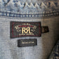 Ralph Lauren RRL (L) Pearl Snap Denim Western Shirt