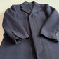 Polo Ralph Lauren (40R) Navy Blue 100% Wool Melton Overcoat