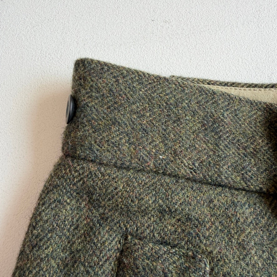 Polo Ralph Lauren (32x30) 100% Wool Tweed Military Green Cargo Pants