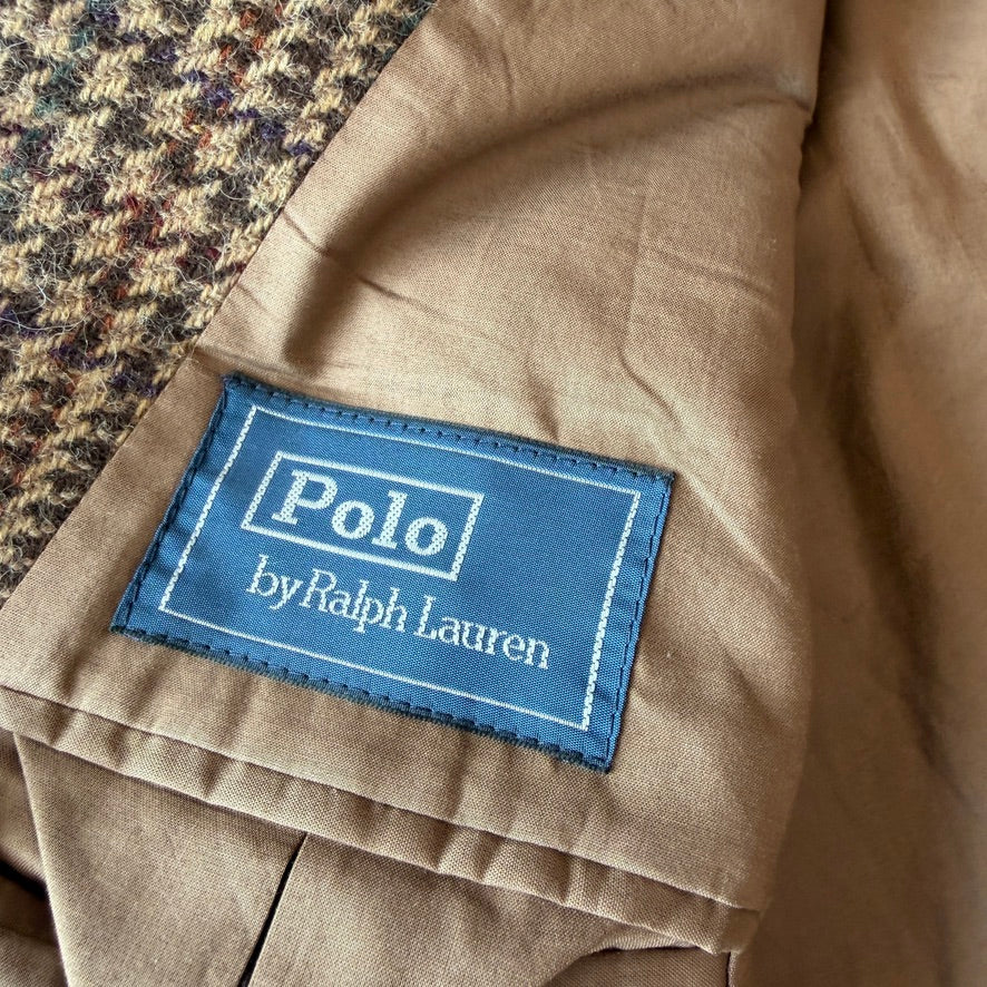 NWOT Polo Ralph Lauren (44R) Prince of Wales Wool Tweed Sport Coat
