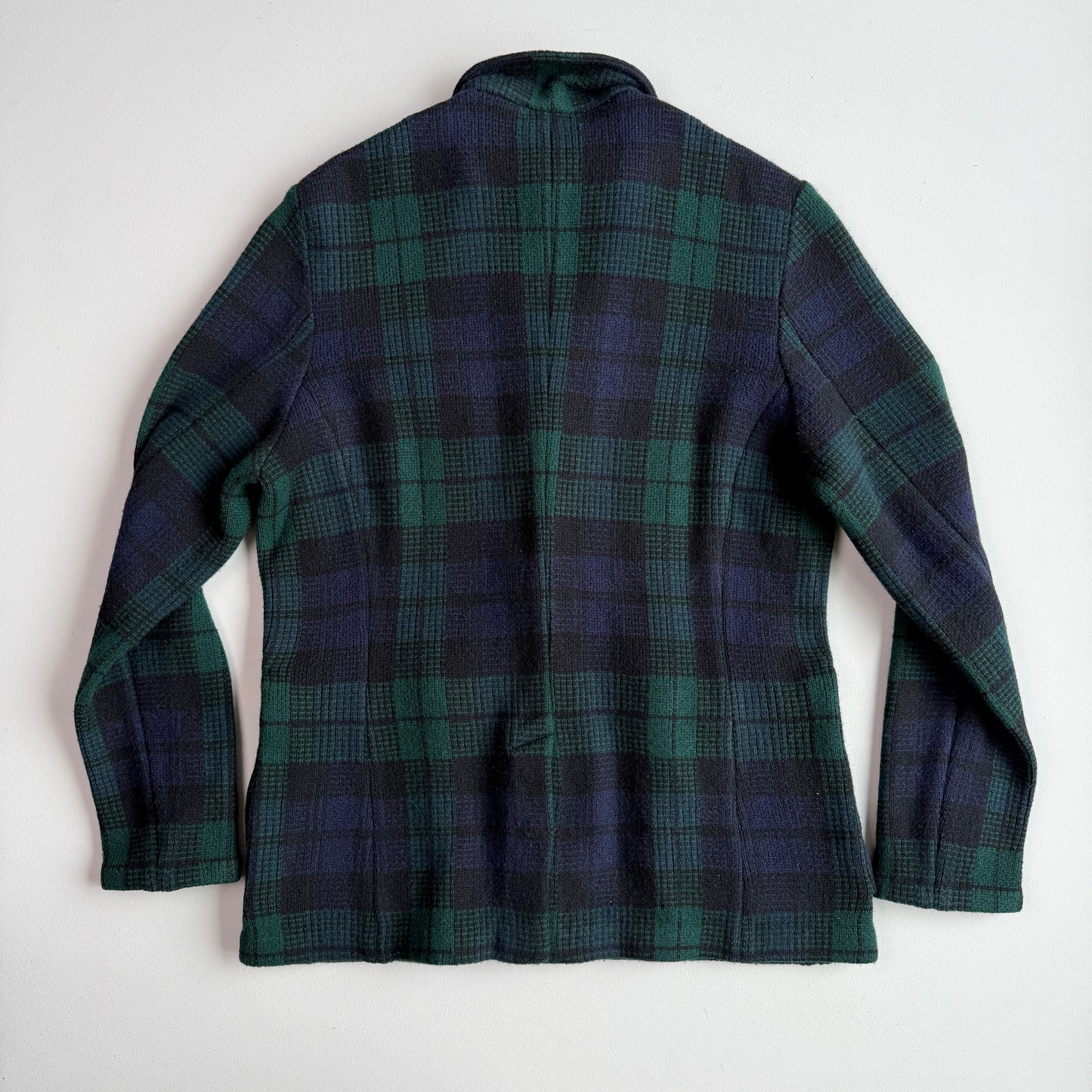 Polo Ralph Lauren (L) Black Watch 100% Wool Knit Sport Coat