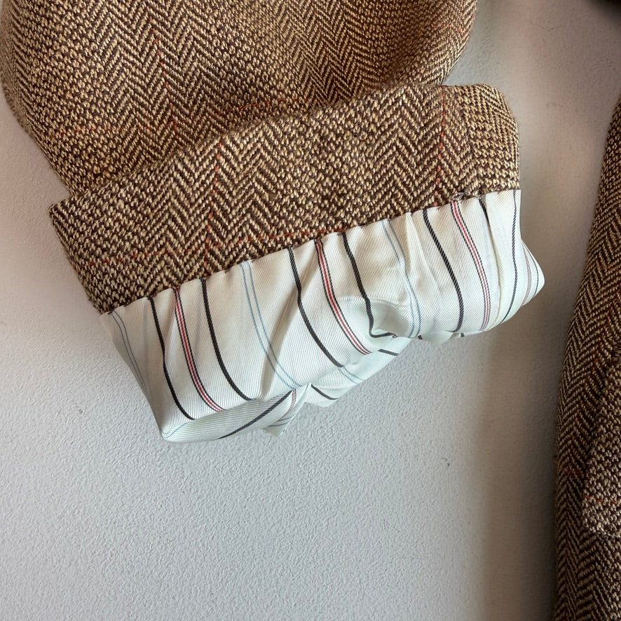 Polo Ralph Lauren (42L) Silk/Linen/Wool Overcheck Herringbone/Birdseye Sports Coat