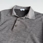 Brioni (50IT) Gray Wool Knit Collared Button Pullover Sweater
