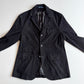 NWT Polo Ralph Lauren (L) Suede Leather Hacking Equestrian Black Sports Jacket Coat