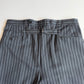 VNTG Polo Ralph Lauren (36x32) Wool French Workwear Stripe Back Cinch Trouser Pants