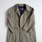Paul Stuart (40R) Sage 100% Wool Twill Lined Balmacaan Car Coat