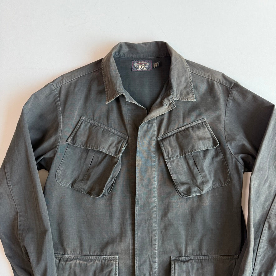 RRL Ralph Lauren (M) Rip-Stop Canvas Utility Patch Pocket Overshirt