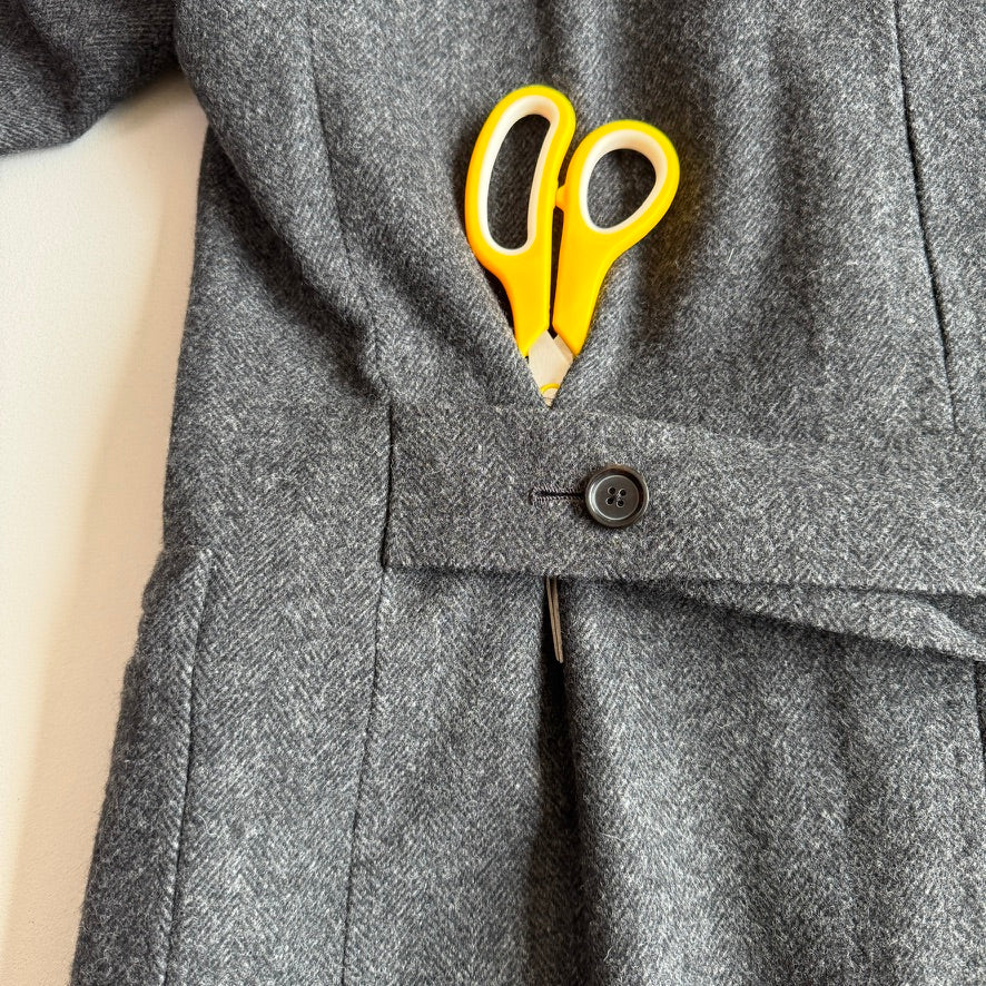 No Man Walks Alone x Sartoria Carrara (42 /52) Fox Bro Wool Double Breast Coat