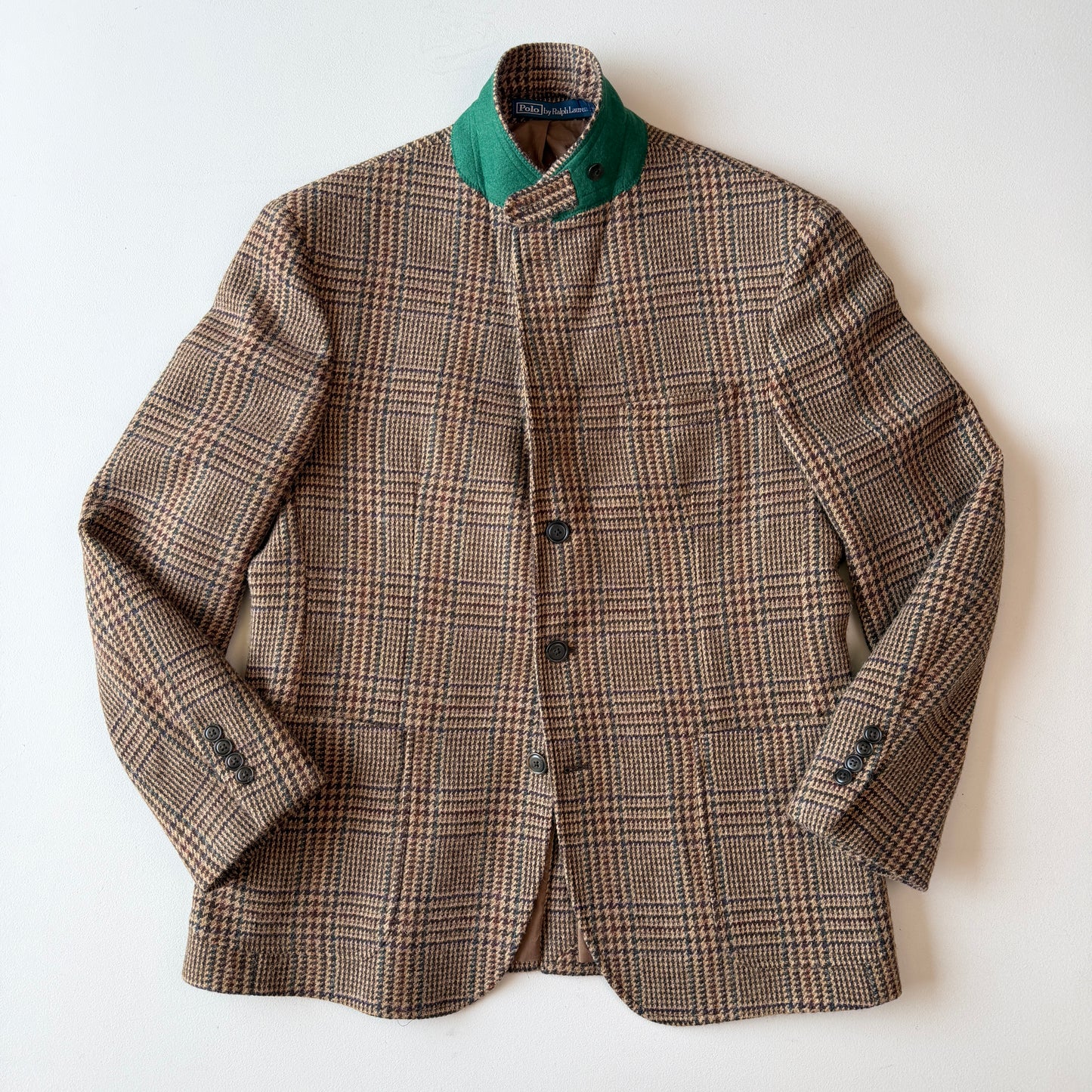 NWOT Polo Ralph Lauren (44R) Prince of Wales Wool Tweed Sport Coat