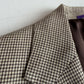 Ralph Lauren Purple Label (38R) Wool/Silk/Linen Beige Houndstooth Sport Coat