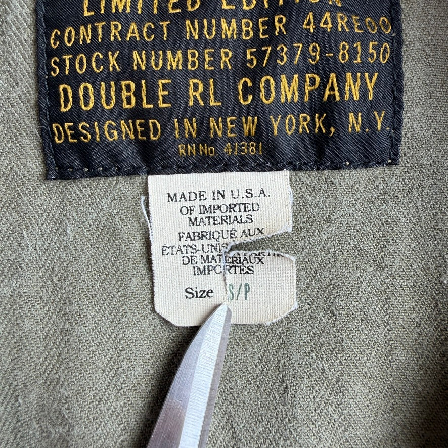RRL Ralph Lauren (S) Military P-41 / N-3 HBT (herringbone twill cotton) Field Jacket