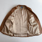 Polo Ralph Lauren (M) Glove Soft Cognac Brown Leather Sport Coat